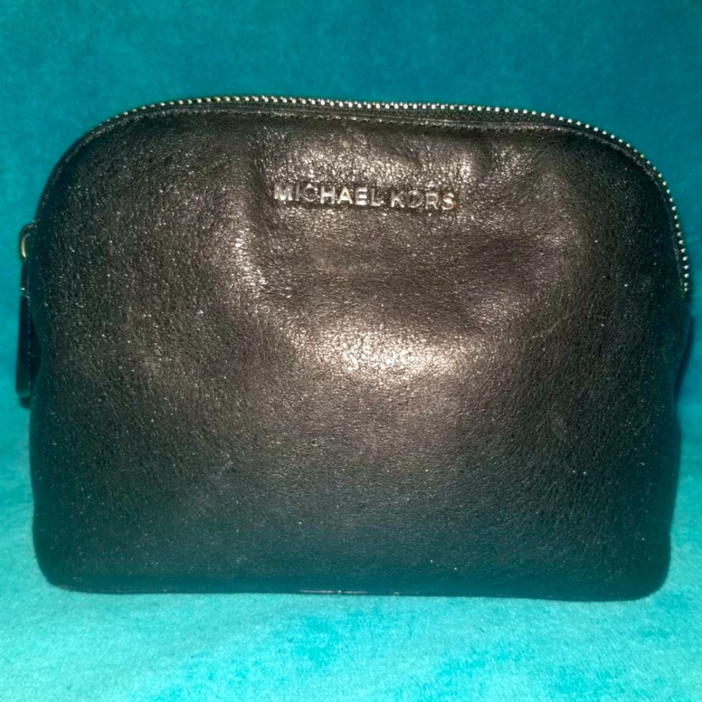!!!SOLD!!! Michael Kors Black Glitter Cosmetic Bag